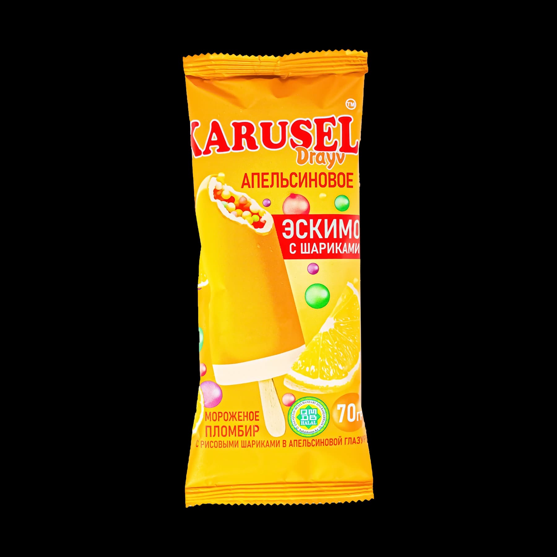 KARUSEL, Таяқшадағы балмұздақ